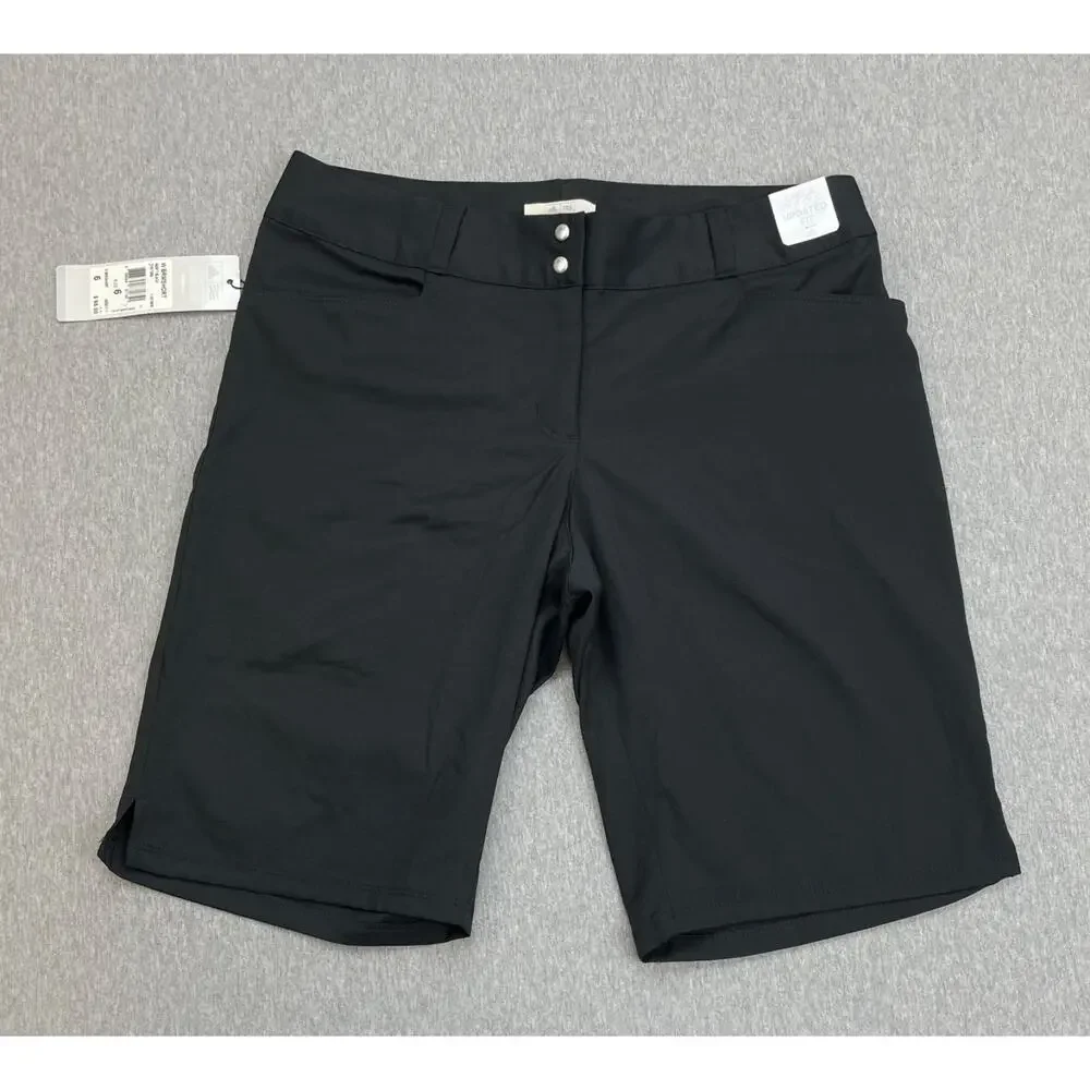 Adidas Shorts Womens 6 Black Golf‎ Shorts Performance NWT